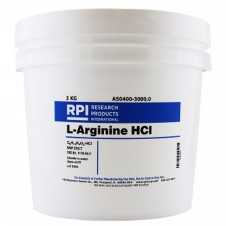 RPI L-Arginine HCl, 3 KG A50400-3000.0